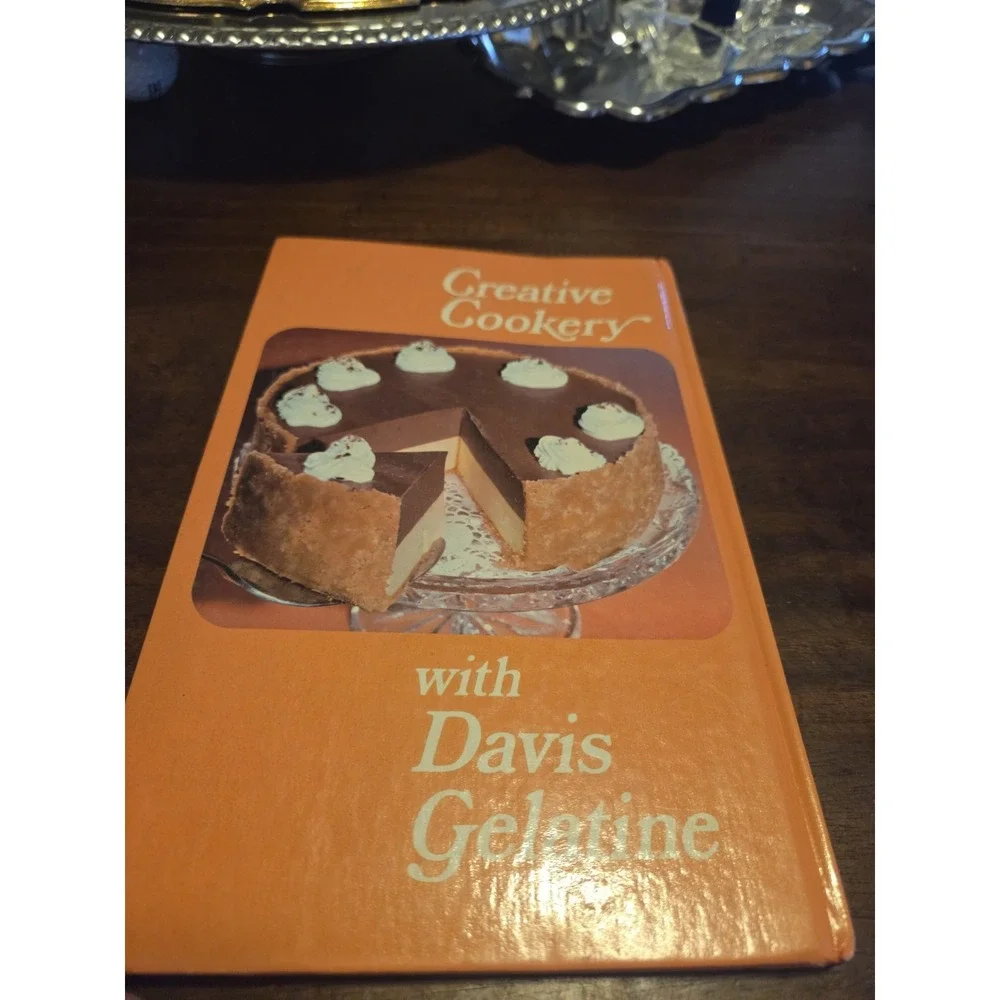 vintage hardback cookbook titled 